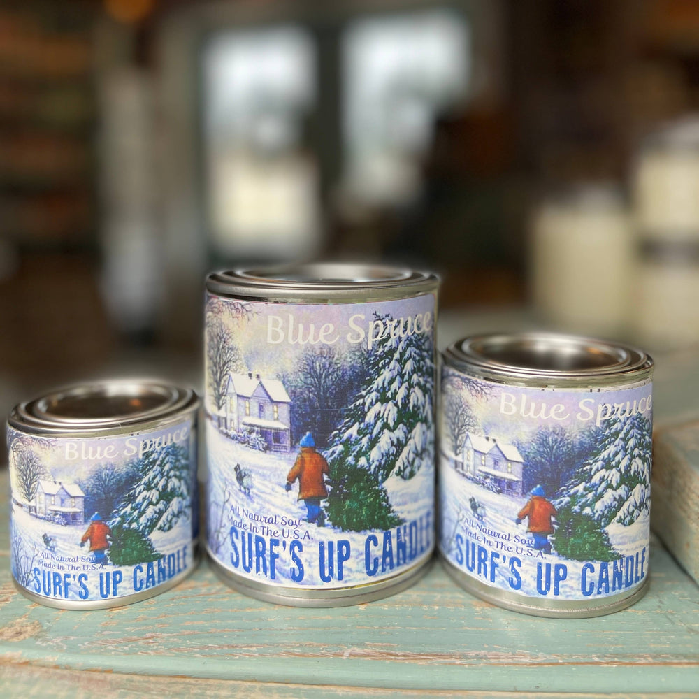 Blue Spruce Paint Can Candle (Paint Can Opener Included)