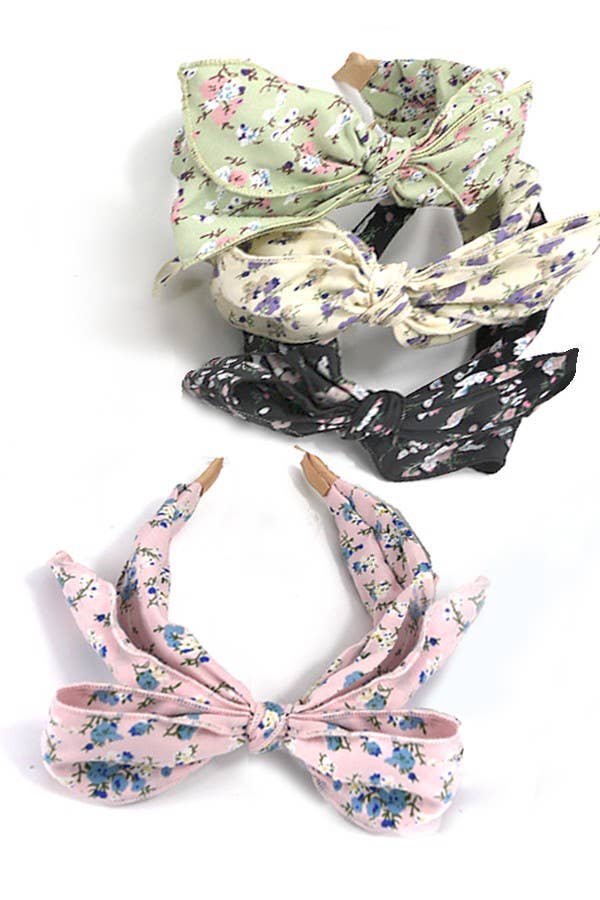 
                  
                    Floral Oversized Shapeable Bow Headband
                  
                