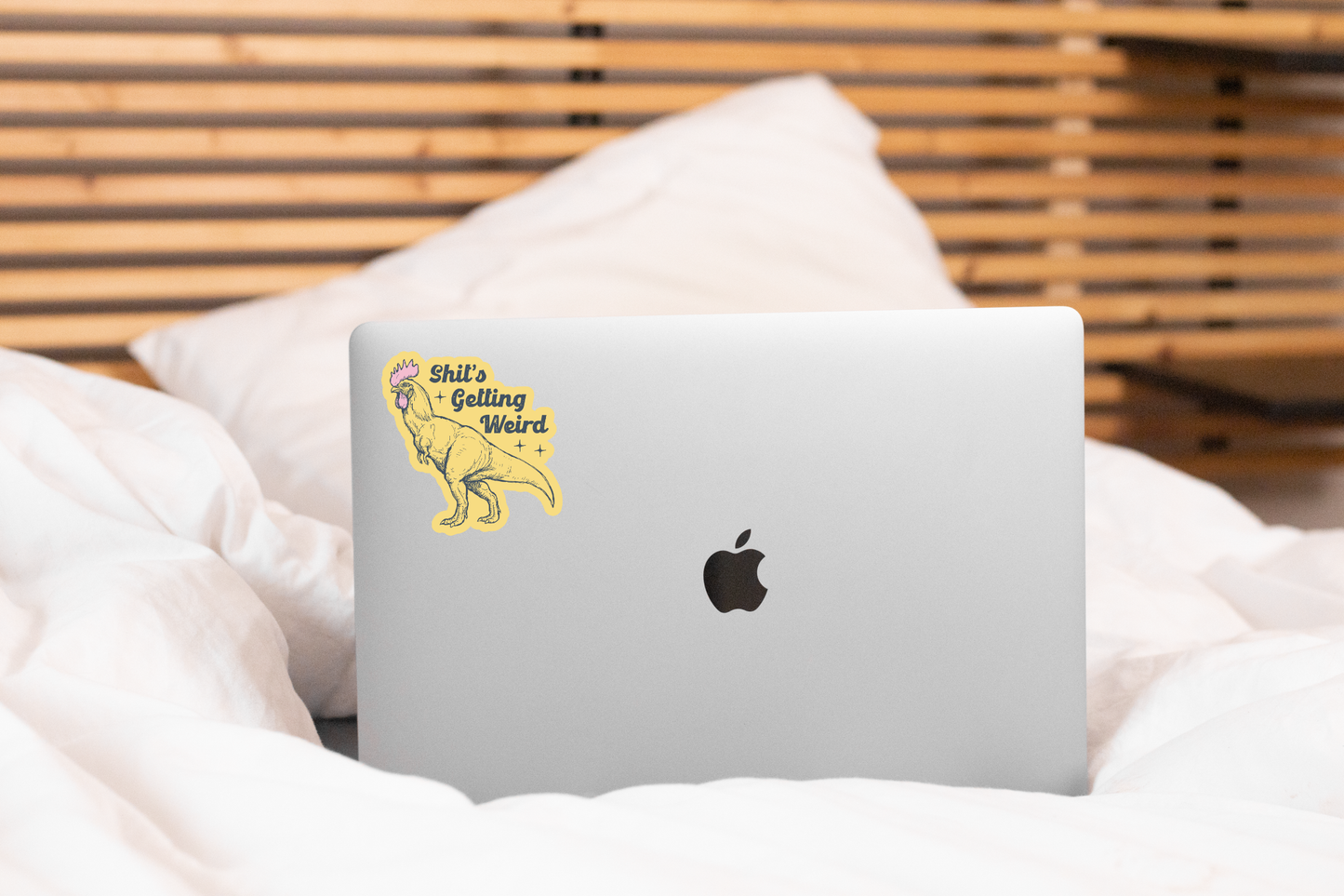 
                  
                    Shit's Getting Weird Sticker
                  
                