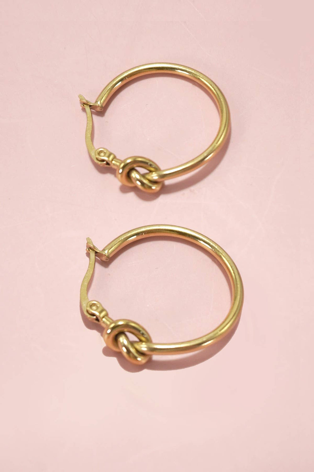 Gold Knot Cuff Earrings