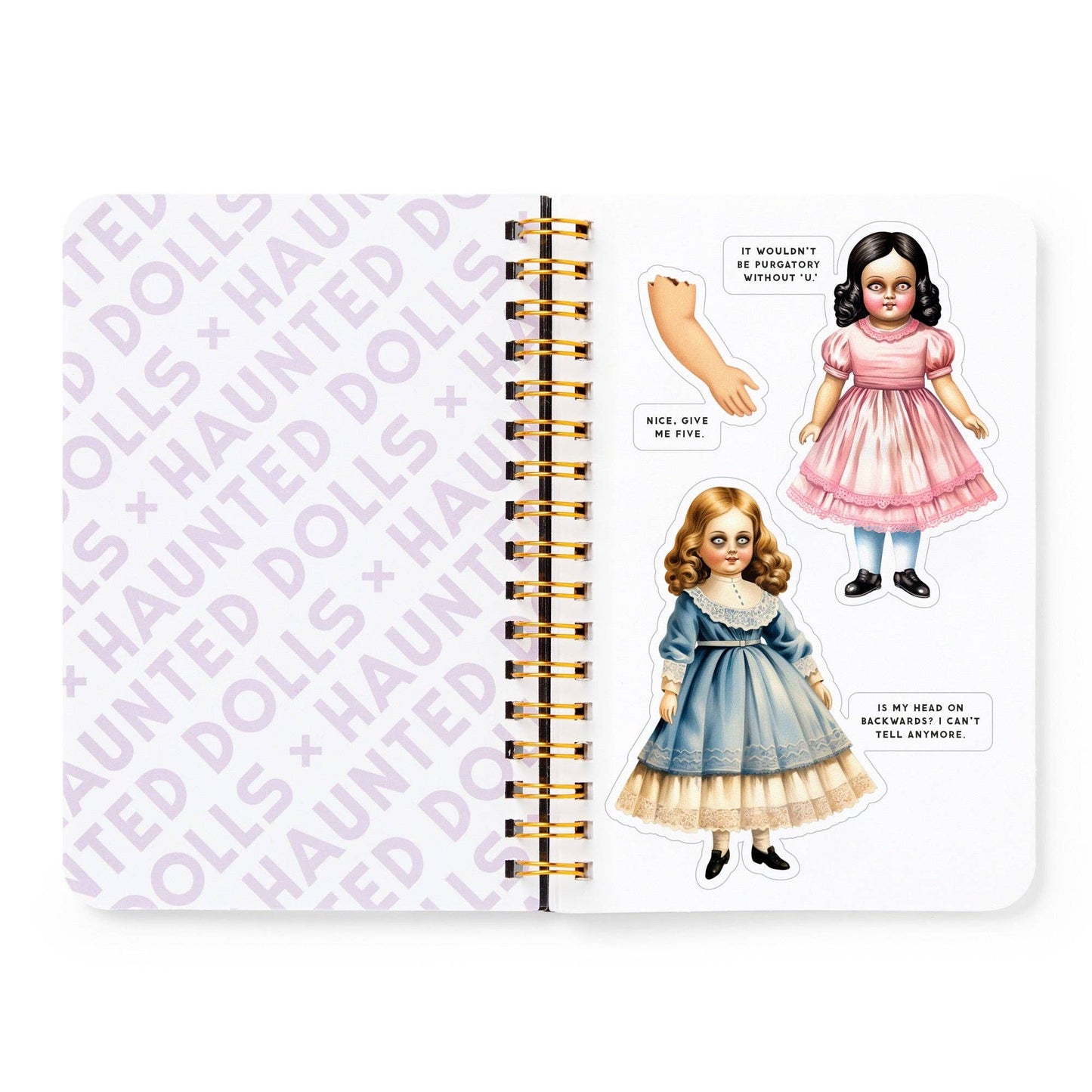 
                  
                    Haunted Dolls Sticker Book by Brass Monkey
                  
                