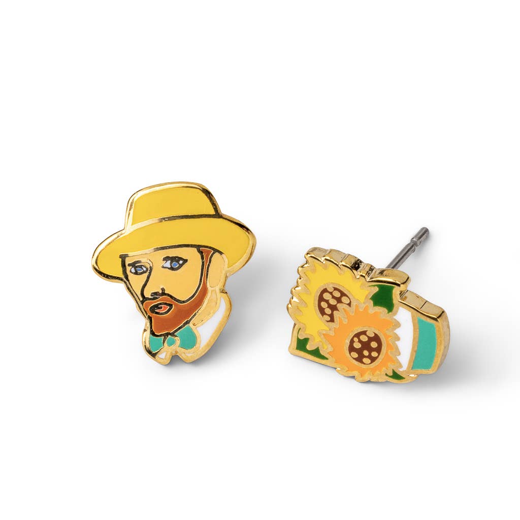 
                  
                    Van Gogh Stud Earrings by Yellow Owl
                  
                