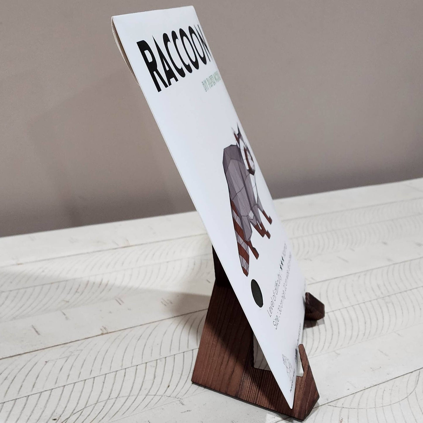 
                  
                    Raccoon 3D Kirigami Model
                  
                