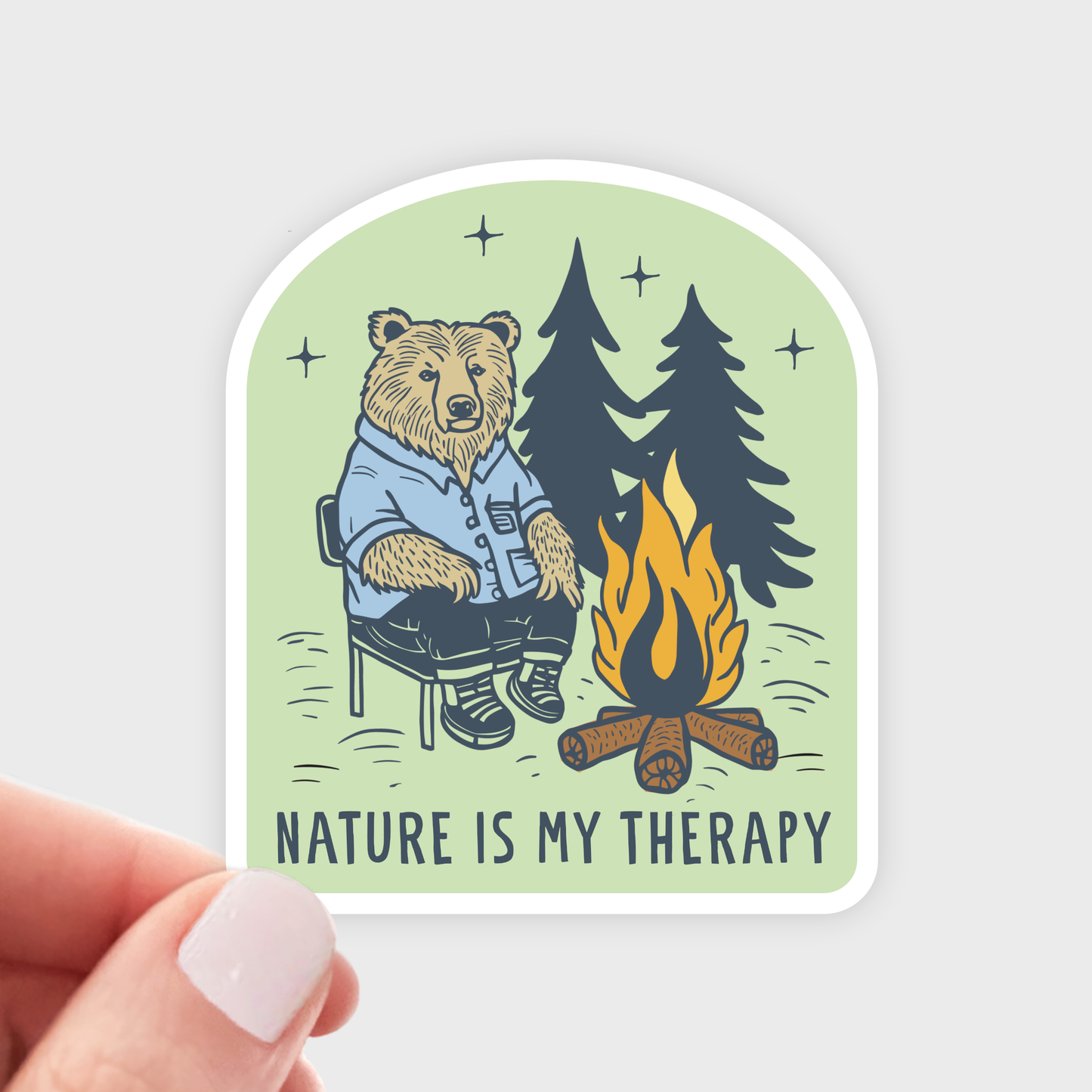 
                  
                    Nature is My Therapy Sticker
                  
                