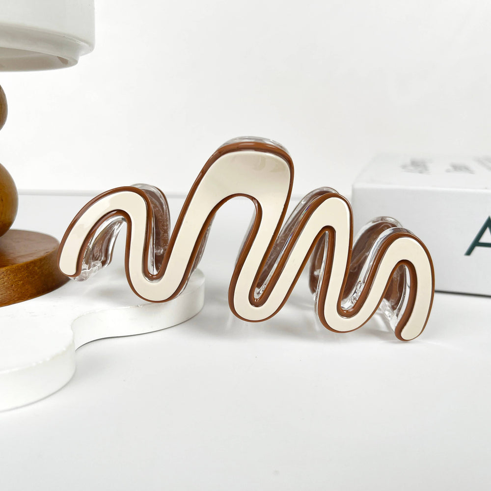 
                  
                    Large Squiggle Two Tone Hair Claw
                  
                