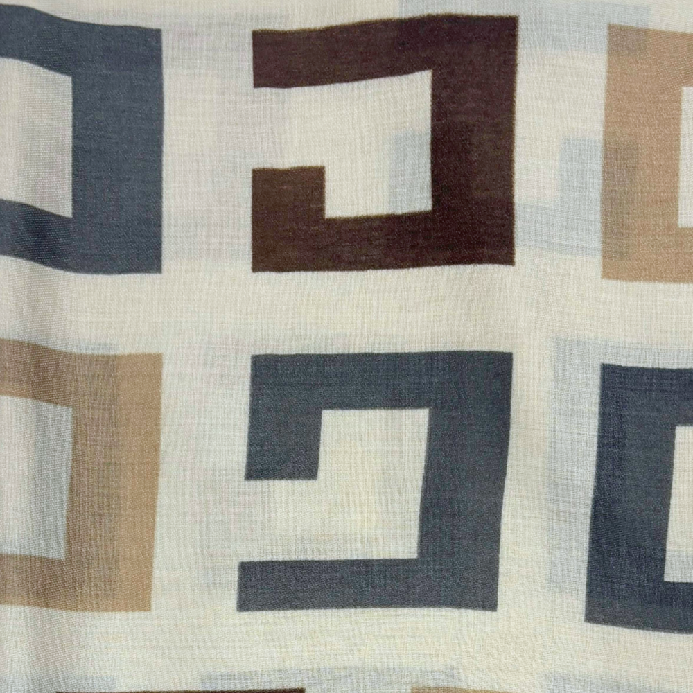 
                  
                    Big Geometrical Cotton Blend Scarf
                  
                