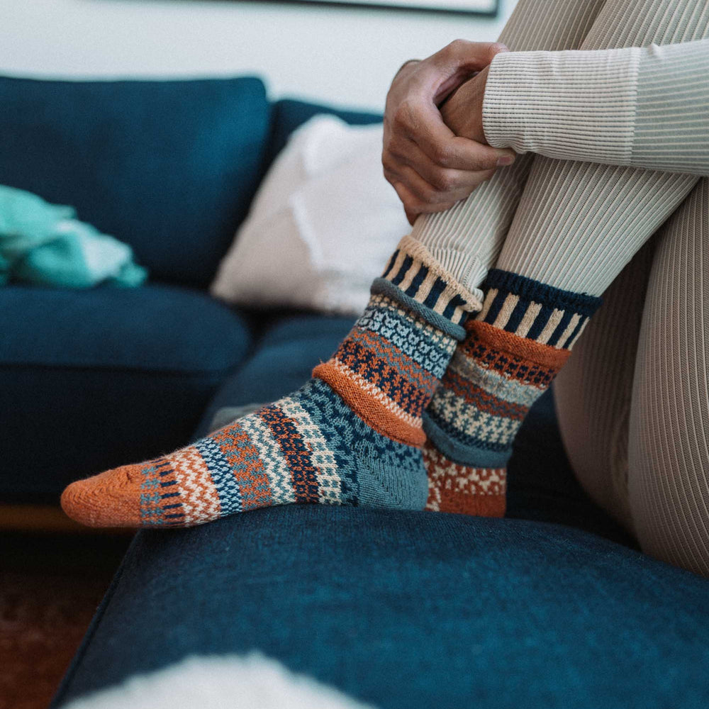 
                  
                    Nutmeg Mismatch Crew Socks
                  
                