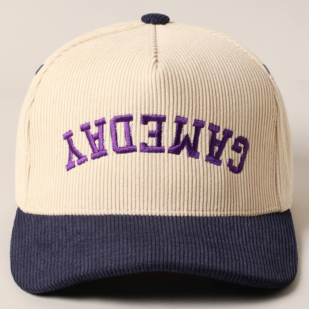 
                  
                    Upside Down "Game Day" Corduroy Cap
                  
                