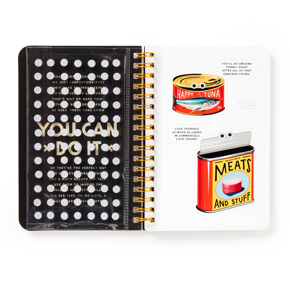 
                  
                    "You Can Do It" Googly Sticker Book by Brass Monkey
                  
                