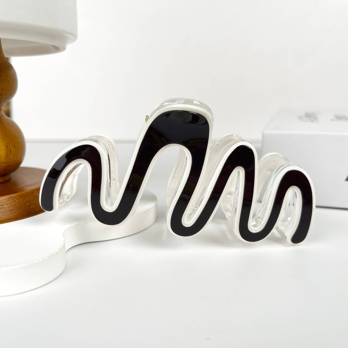 
                  
                    Large Squiggle Two Tone Hair Claw
                  
                