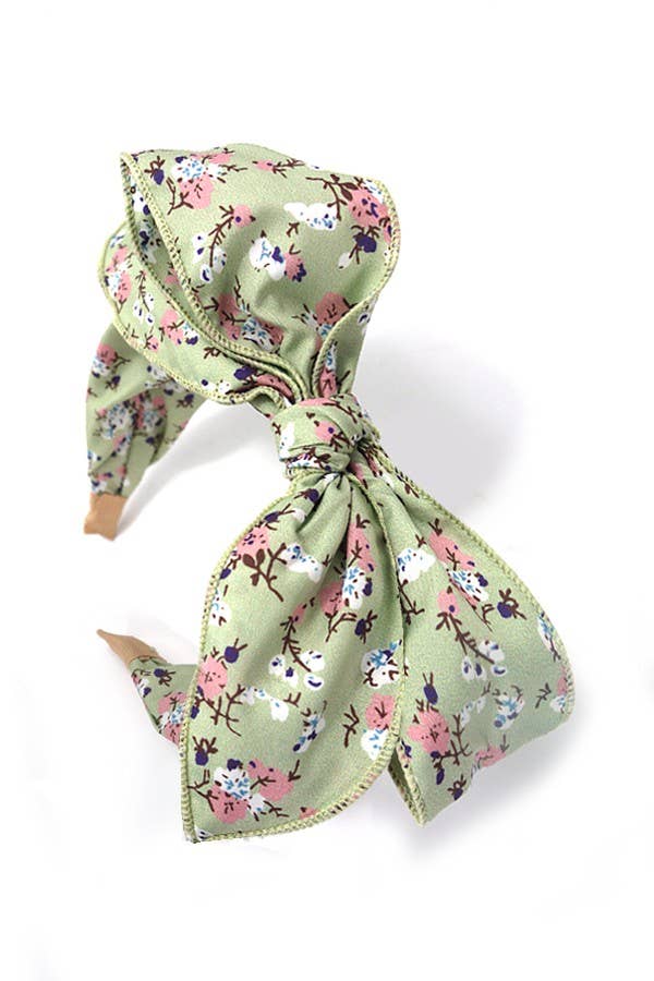 
                  
                    Floral Oversized Shapeable Bow Headband
                  
                