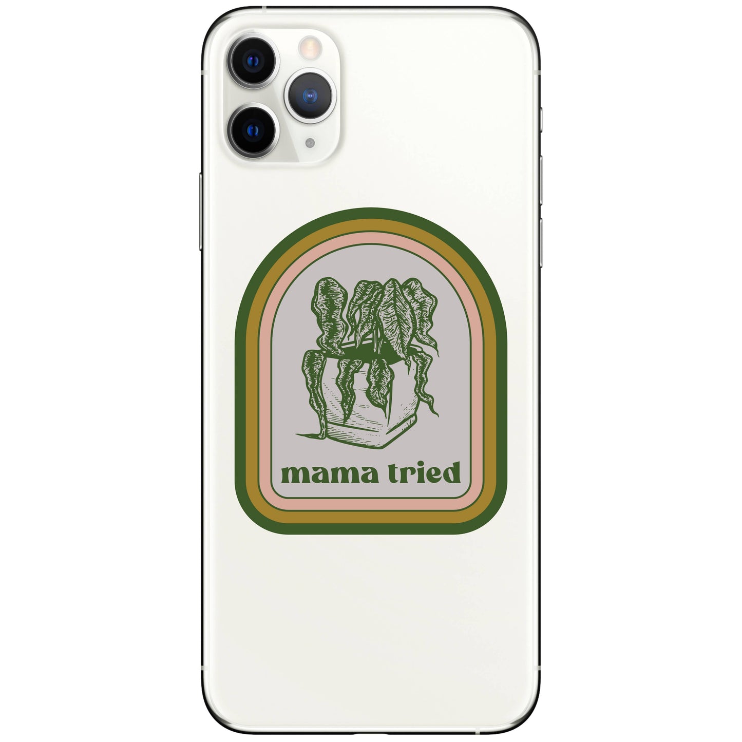 
                  
                    "Mama Tried" Sad Plant Vinyl Sticker
                  
                