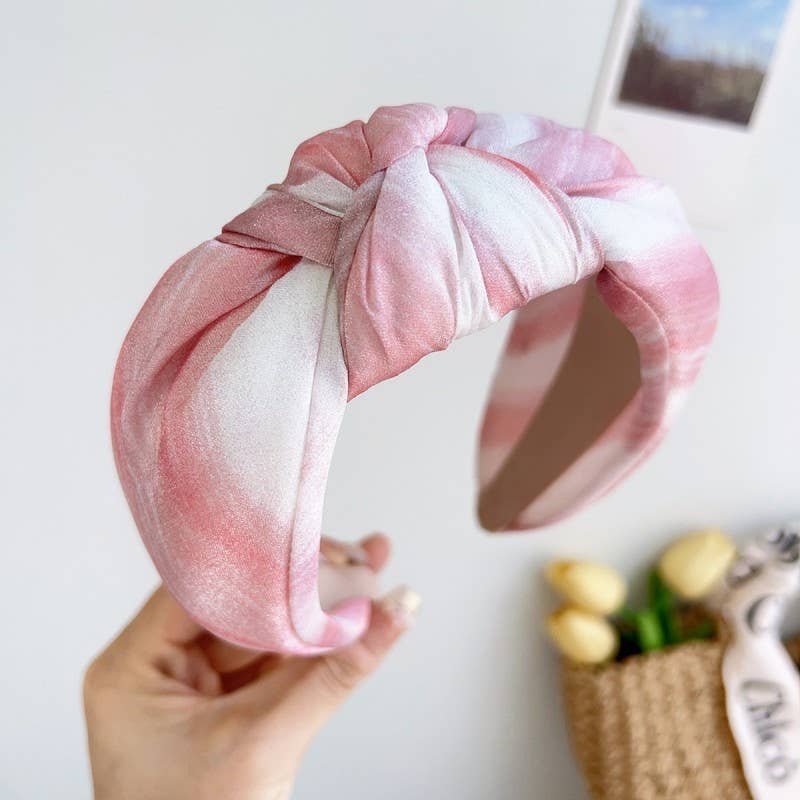 
                  
                    Brown Splash Dyed Padded Headband
                  
                