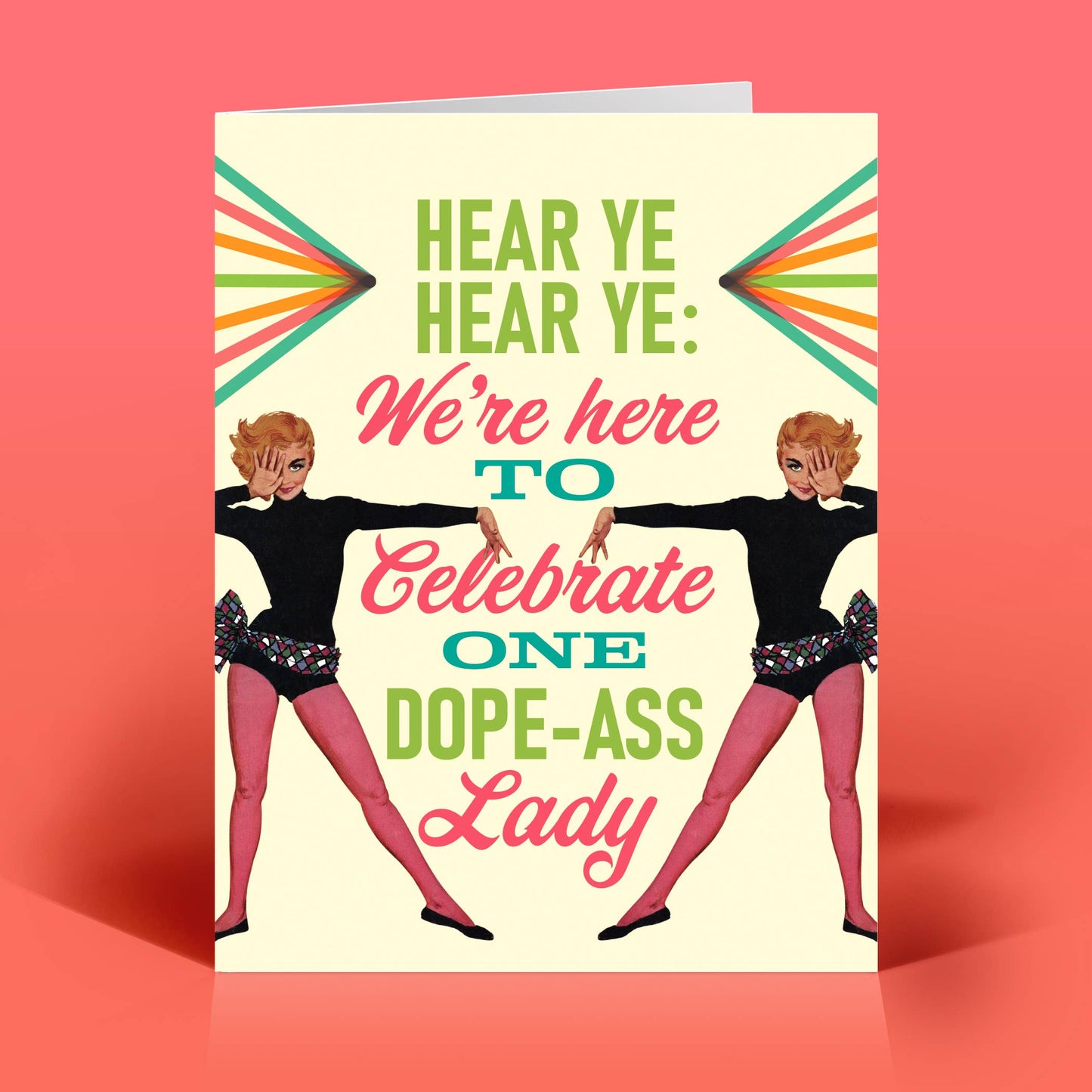 
                  
                    Dope-Ass Lady Greeting Card
                  
                