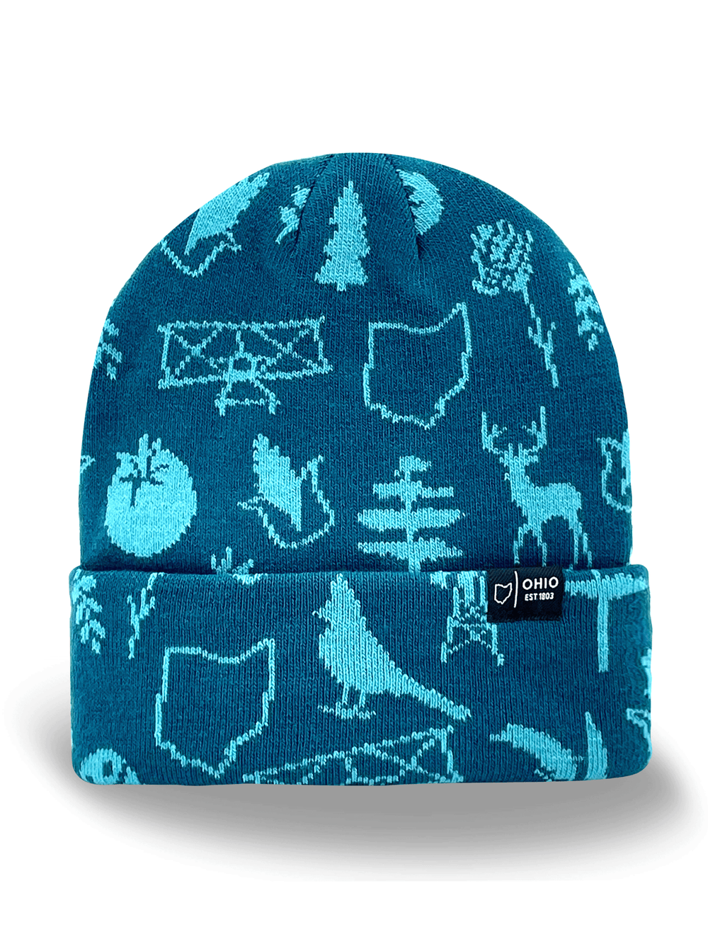 Ohio State Icons: Knit Beanie