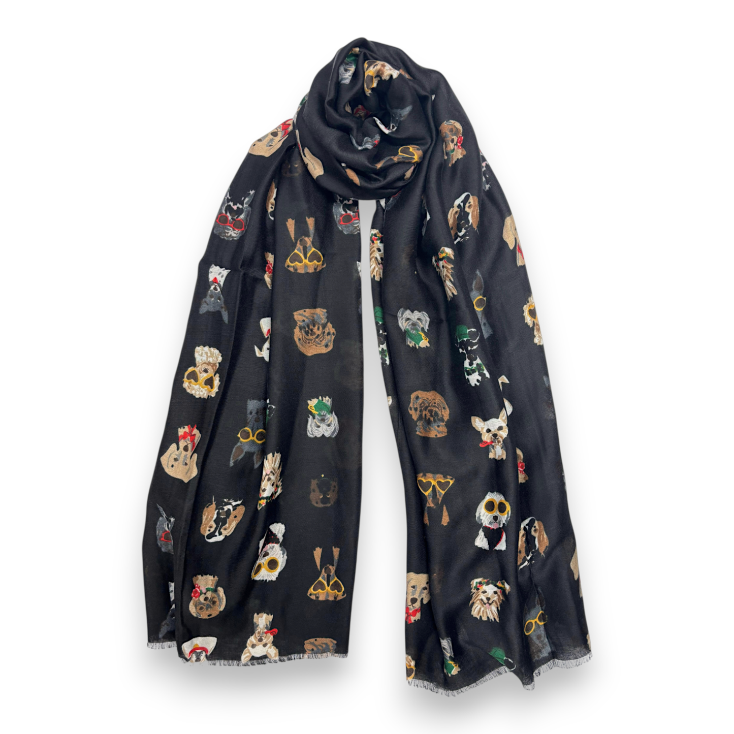 
                  
                    Accessorized Dogs Cotton Blend Scarf
                  
                