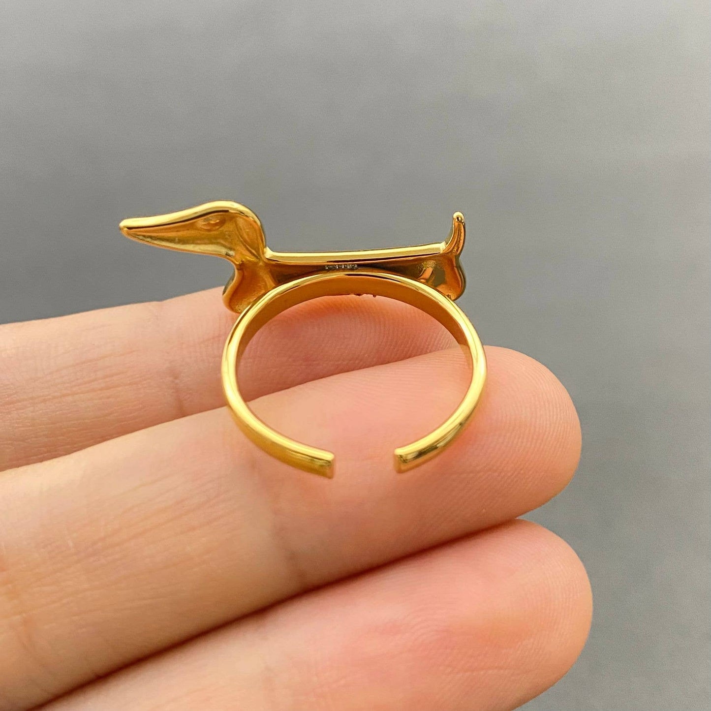 
                  
                    Adjustable Dachshund Dog Ring
                  
                