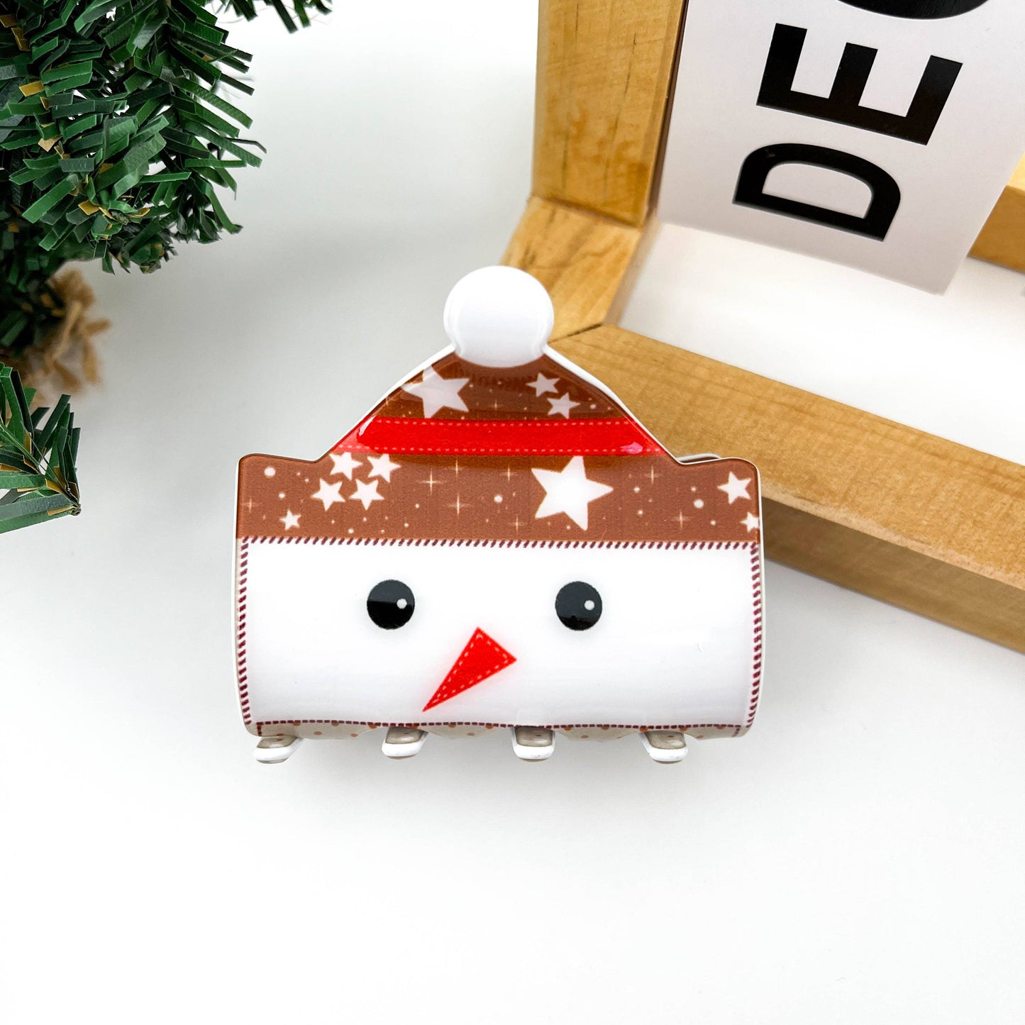 
                  
                    Snow Man Classic Rectangle Hair Claw
                  
                