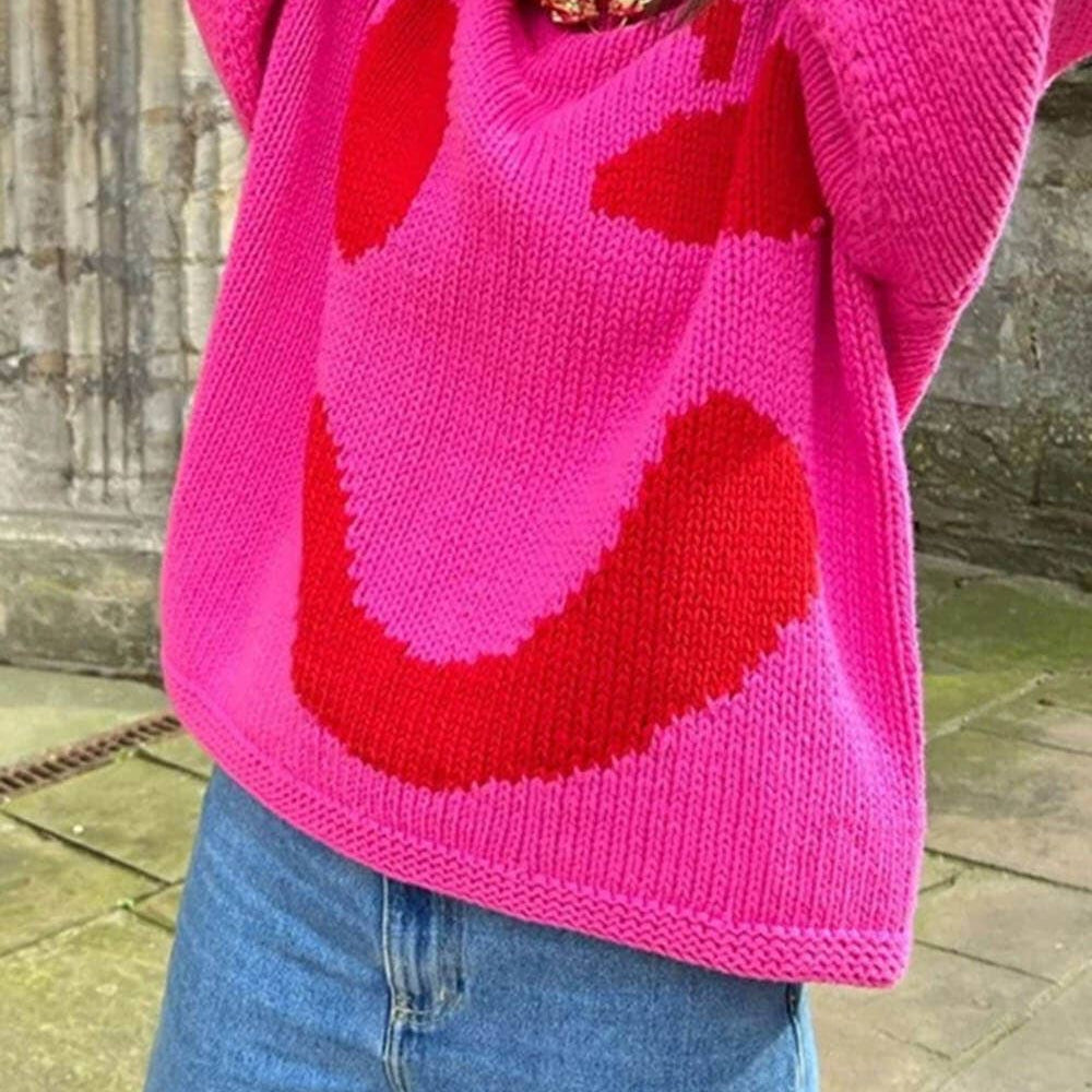 
                  
                    Give A Wink Knit Sweater
                  
                