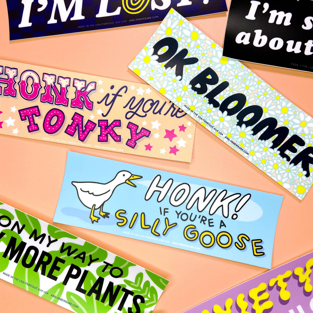 
                  
                    Honk If You’re Silly Goose - Vinyl Sticker
                  
                