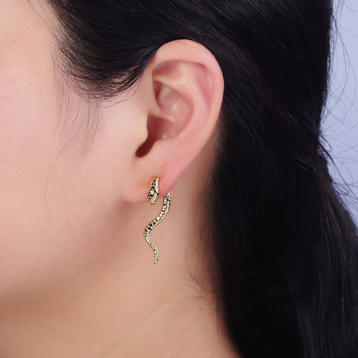 
                  
                    Snake Jacket Earrings
                  
                
