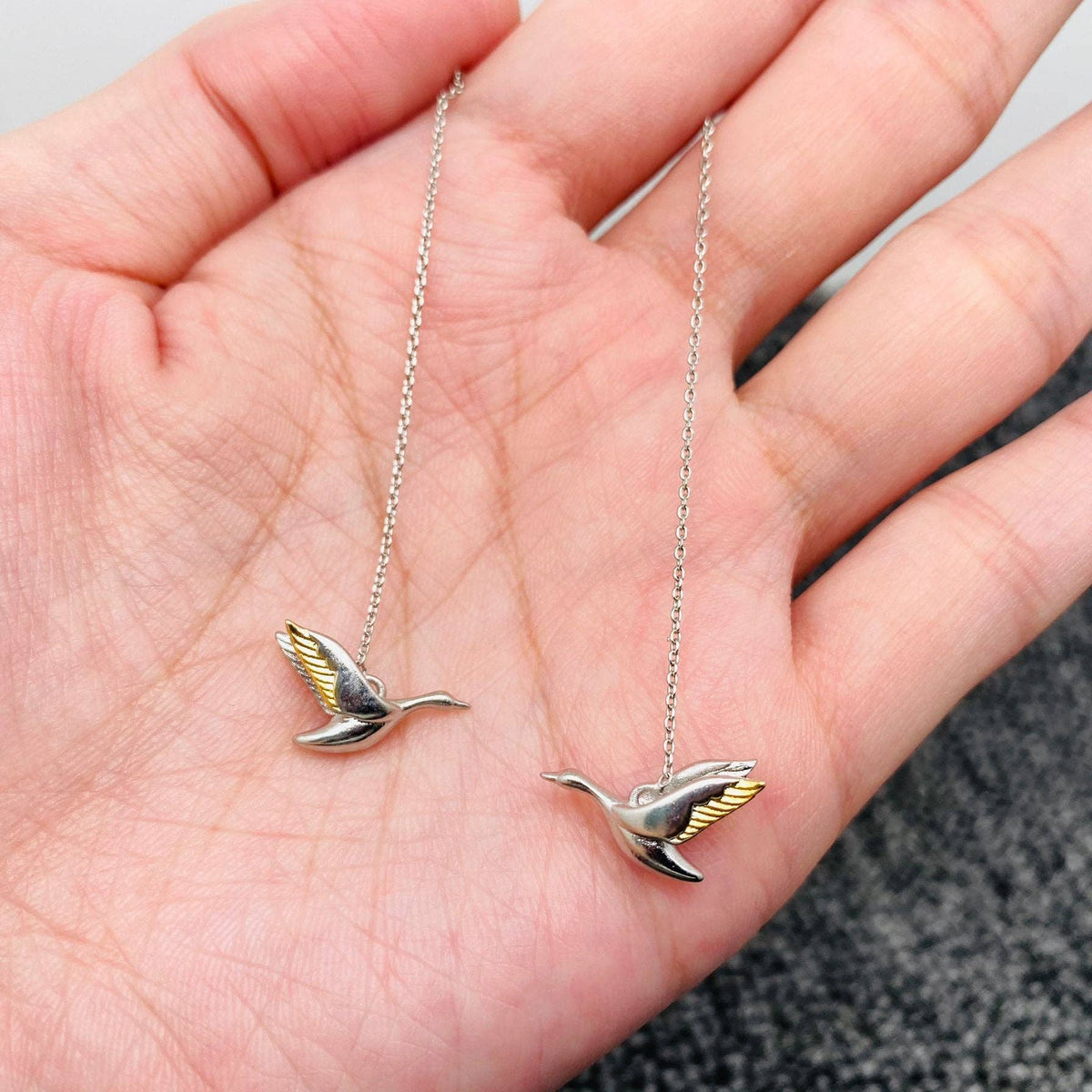
                  
                    Wild Goose Threader Earring
                  
                