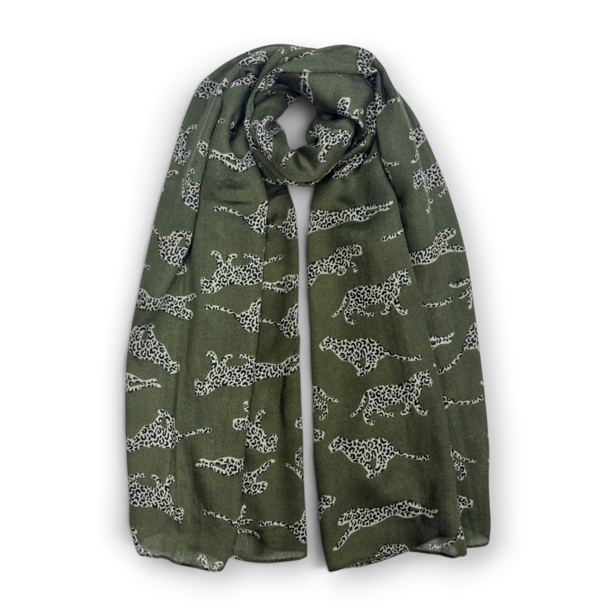 
                  
                    Pouncing Cheetah Cotton Blend Scarf
                  
                