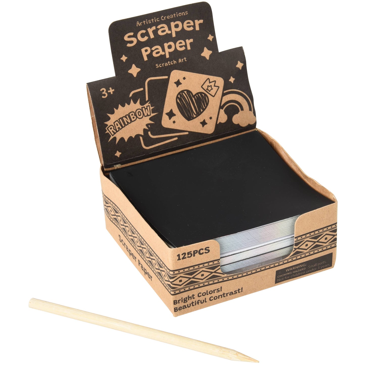 
                  
                    Rainbow Scraper Paper
                  
                