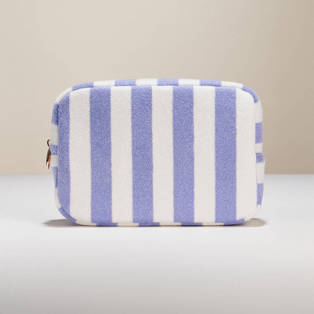 
                  
                    Cotton Terry Cabana Striped Zip Pouch
                  
                
