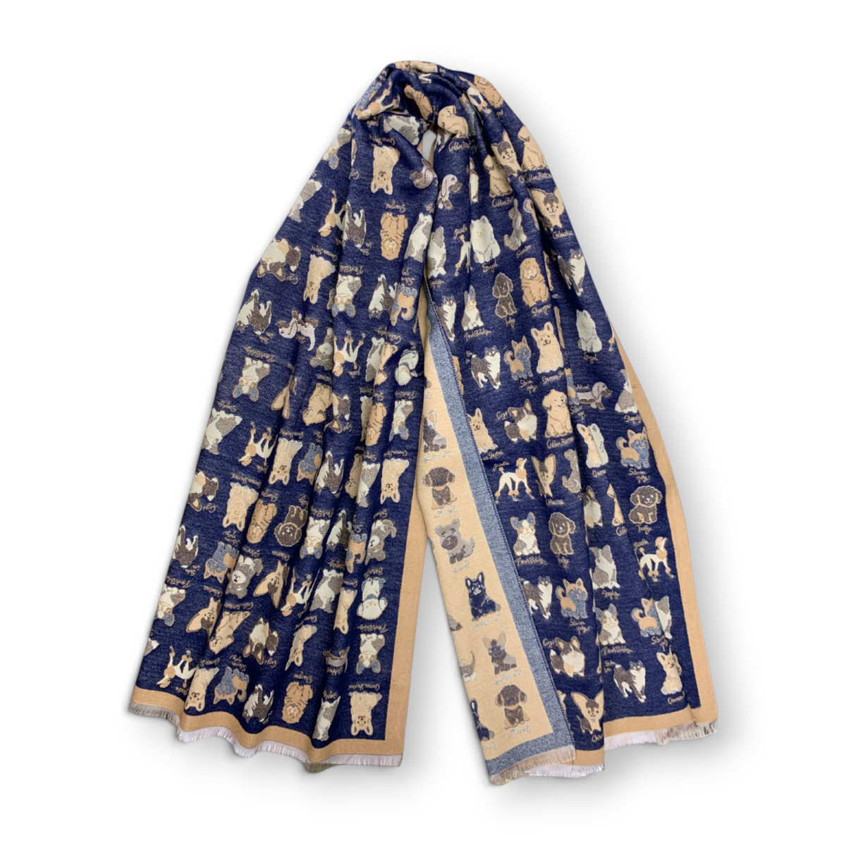 
                  
                    Dog Breeds Reversible Cashmere Blend Winter Scarf
                  
                
