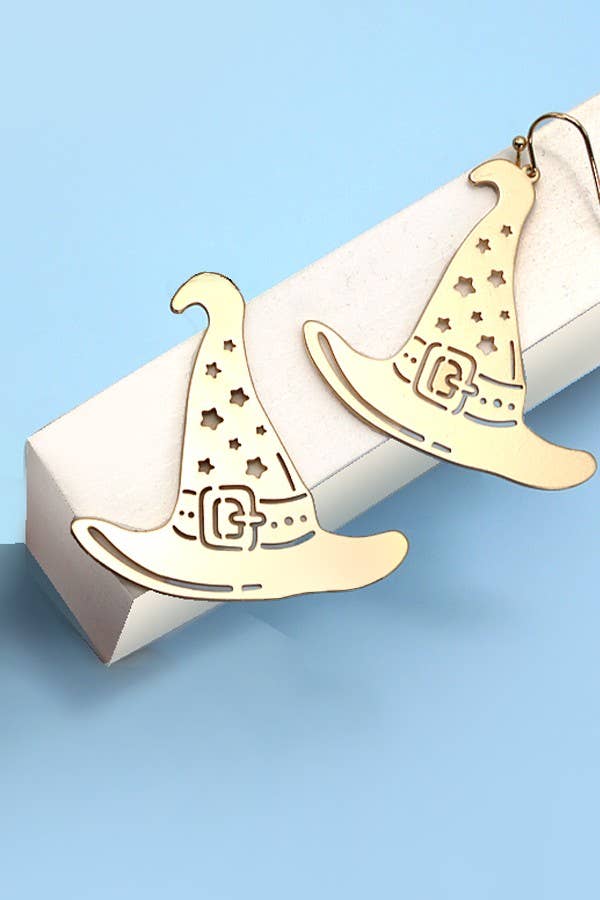 
                  
                    Witch Hat Drop Earrings
                  
                