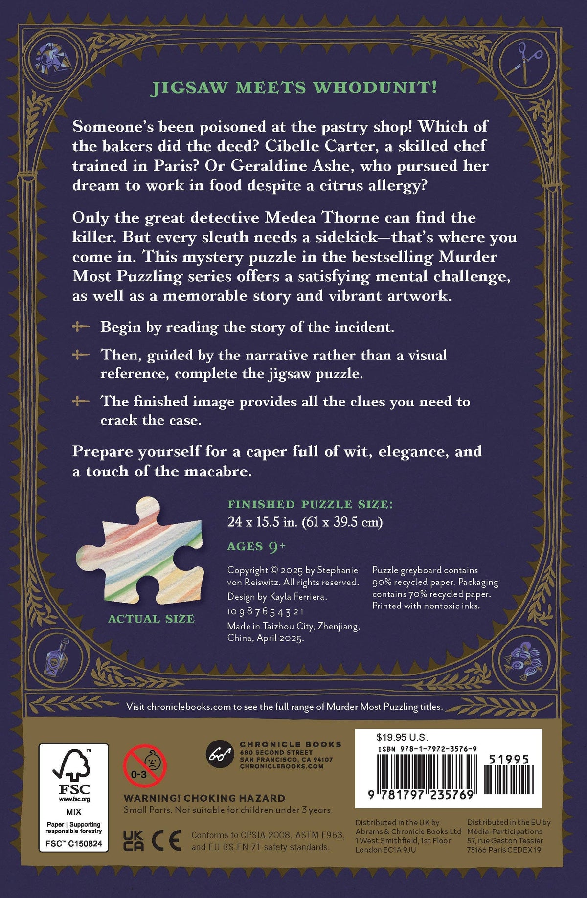 
                  
                    Murder Most Puzzling: Poisoned Patisserie | 500-Piece Game Puzzle
                  
                