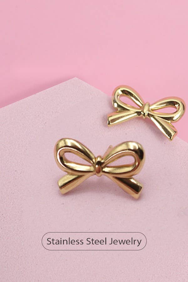 
                  
                    Gold Bow Studs
                  
                