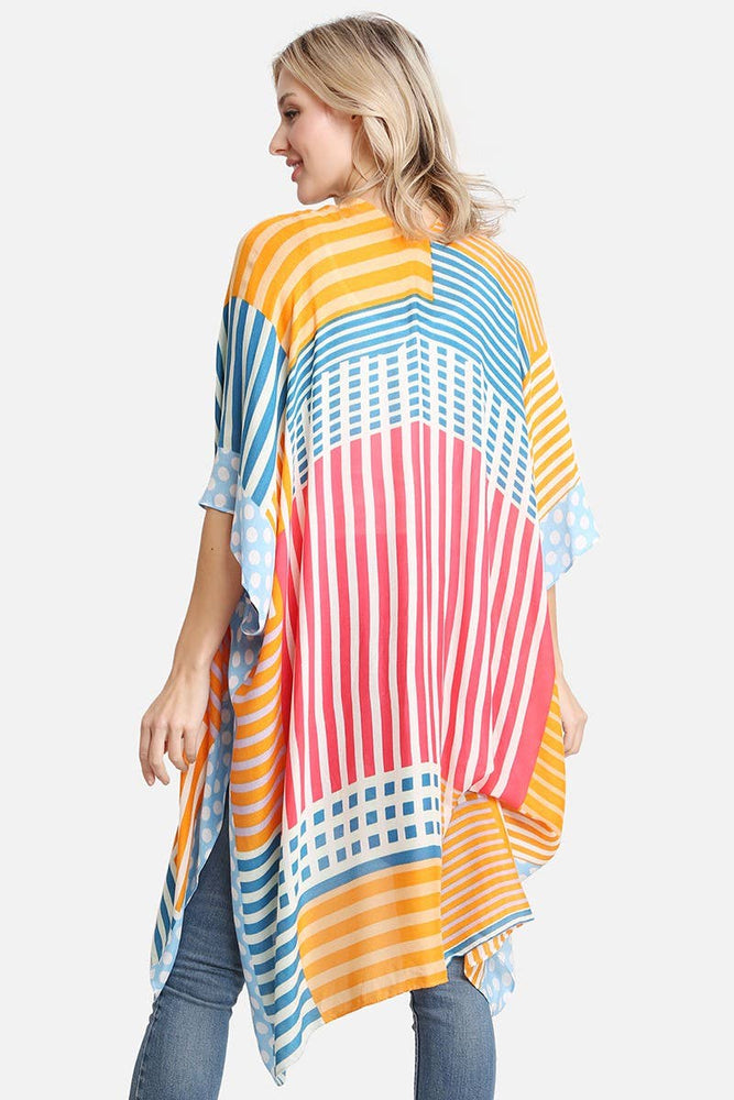 
                  
                    Women's Viscose Color Print Kimono Cover-Up
                  
                