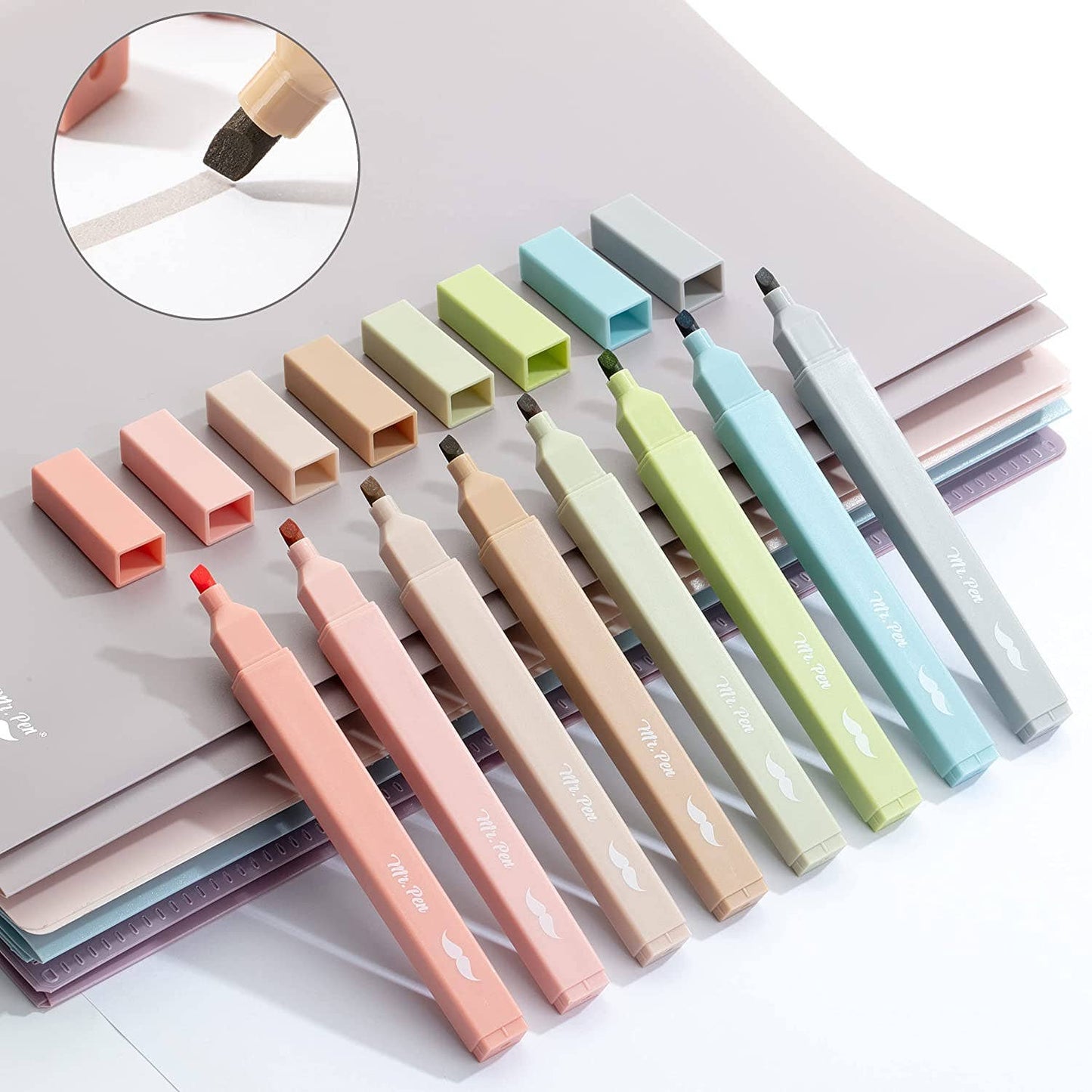
                  
                    Soft Tone Chisel Tip Highlighters: Set of 8
                  
                
