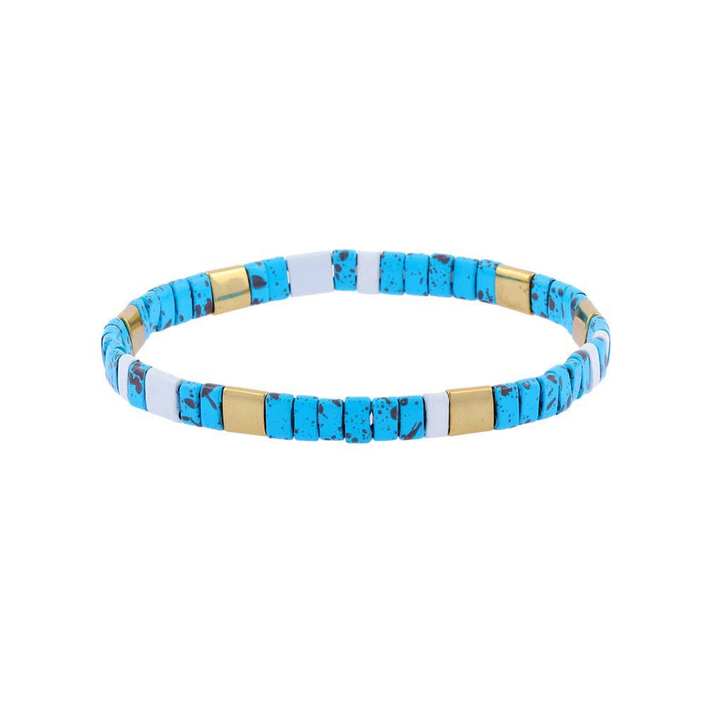 
                  
                    5mm Glass TILA Beaded Elastic Bracelets
                  
                