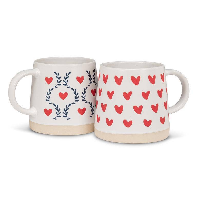 
                  
                    Hearts Wide Base Mug with Hearts (14oz)
                  
                