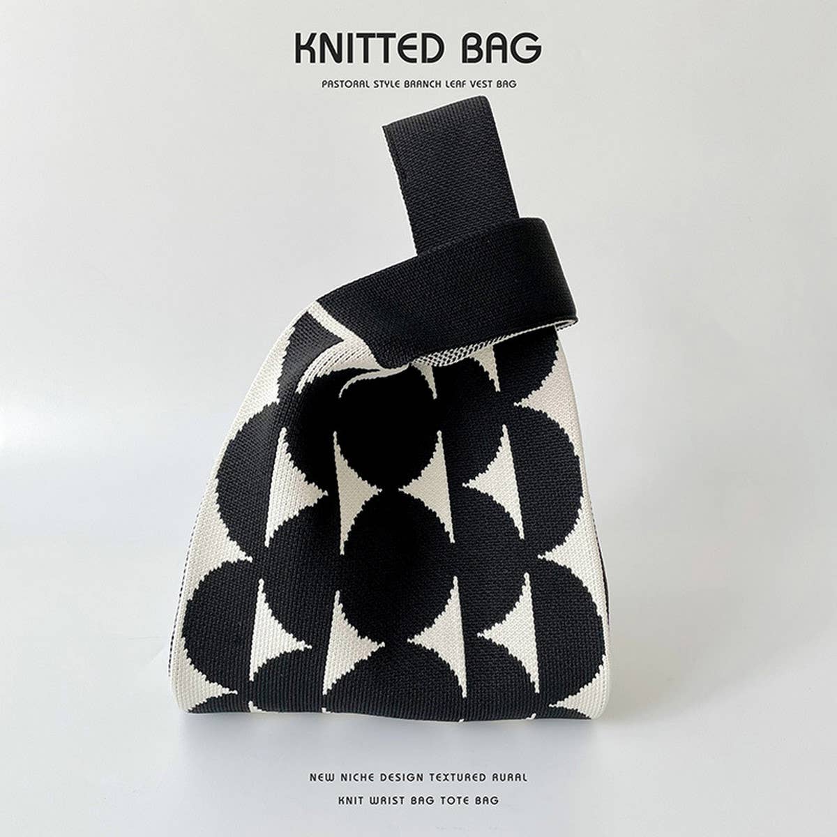 
                  
                    Knit Tote - Grid
                  
                