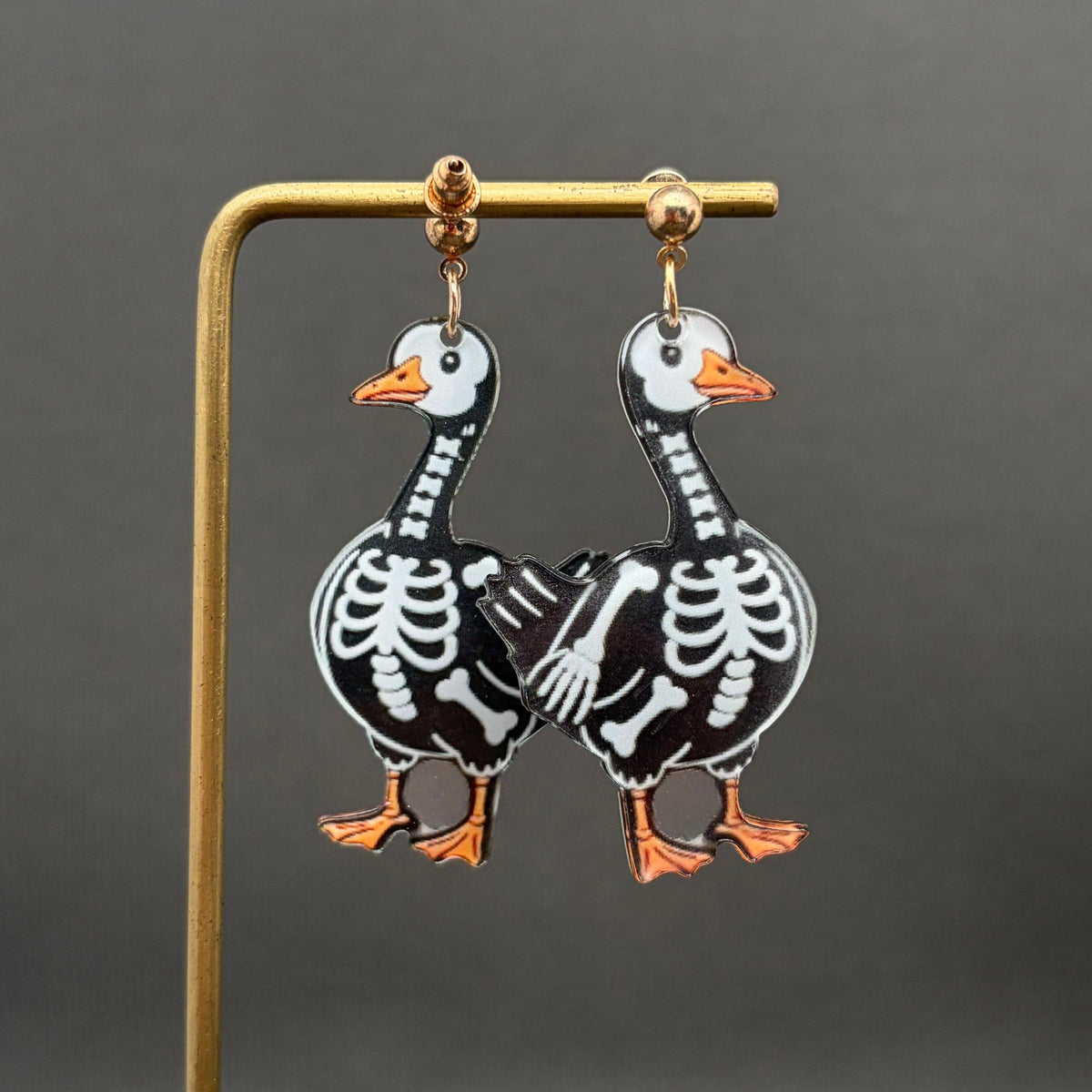 
                  
                    Acrylic Skeleton Duck Earrings
                  
                
