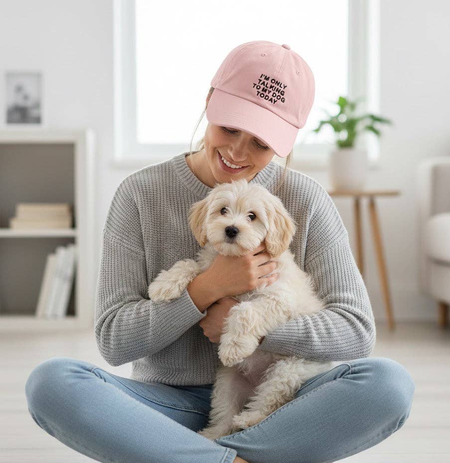 
                  
                    I'm Only Talking to My Dog Today Baseball Cap
                  
                