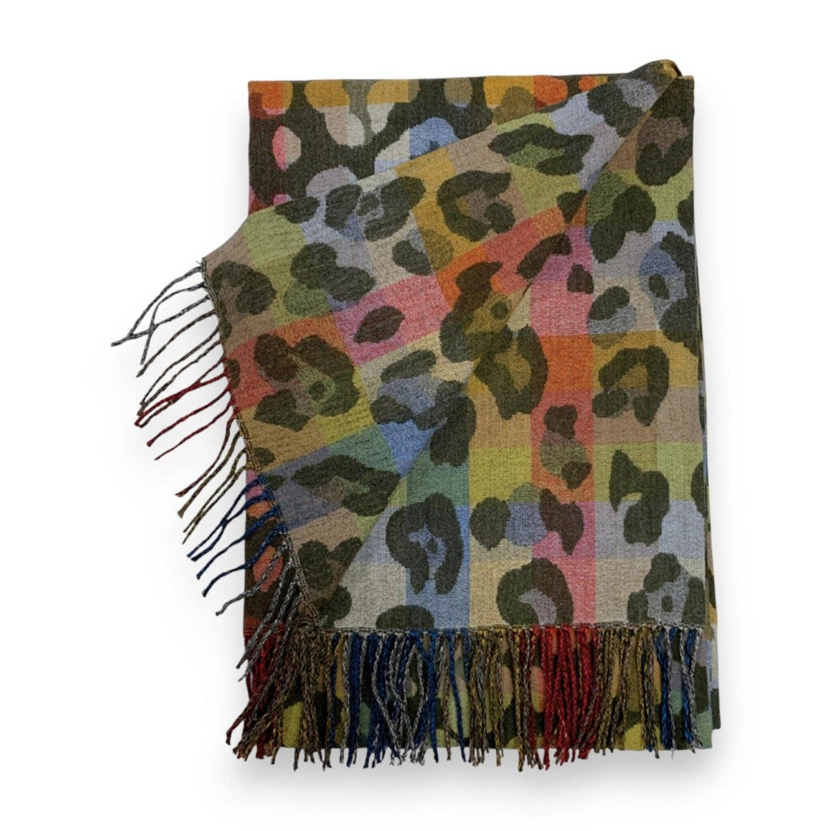 
                  
                    Colour Play Leopard Cashmere Blend Winter Scarf
                  
                