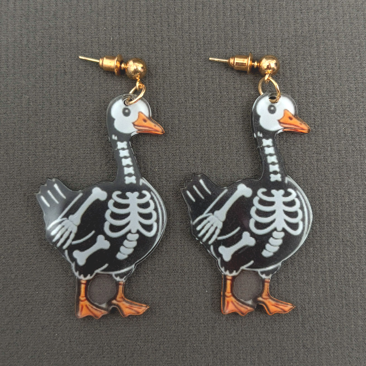 
                  
                    Acrylic Skeleton Duck Earrings
                  
                