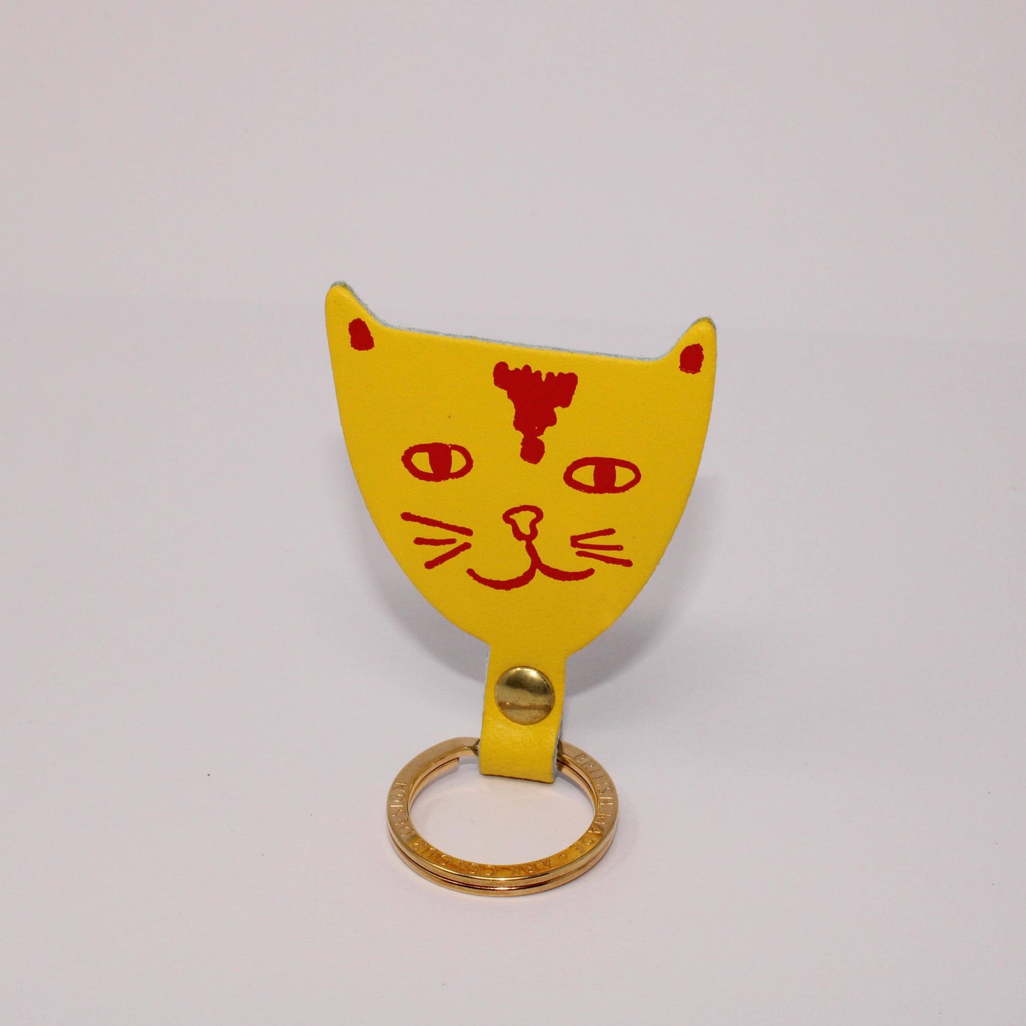 
                  
                    Cat Leather Key Fob
                  
                