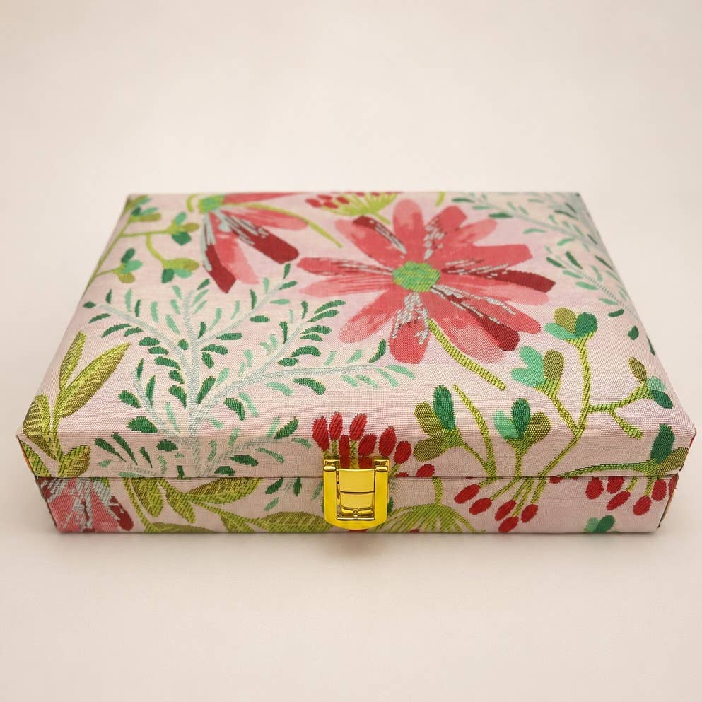 
                  
                    Floral Jewelry Vanity Travel Case
                  
                