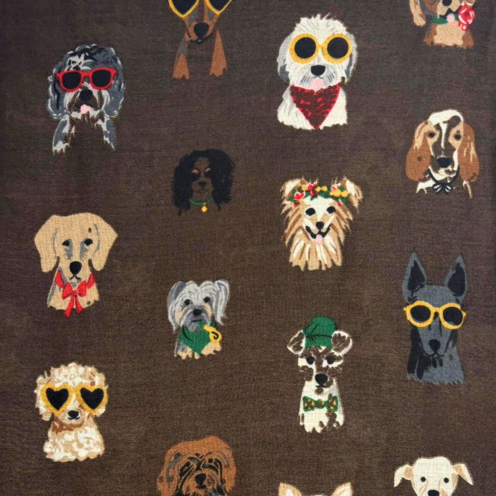 
                  
                    Accessorized Dogs Cotton Blend Scarf
                  
                