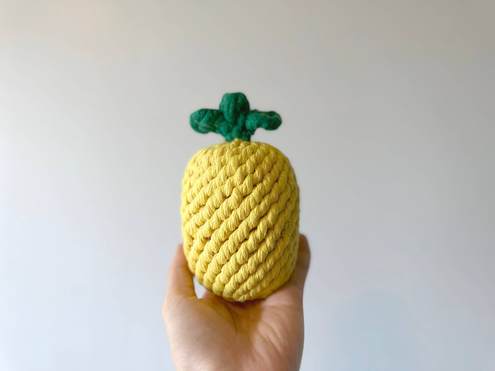 Pineapple Dog Rope Toy