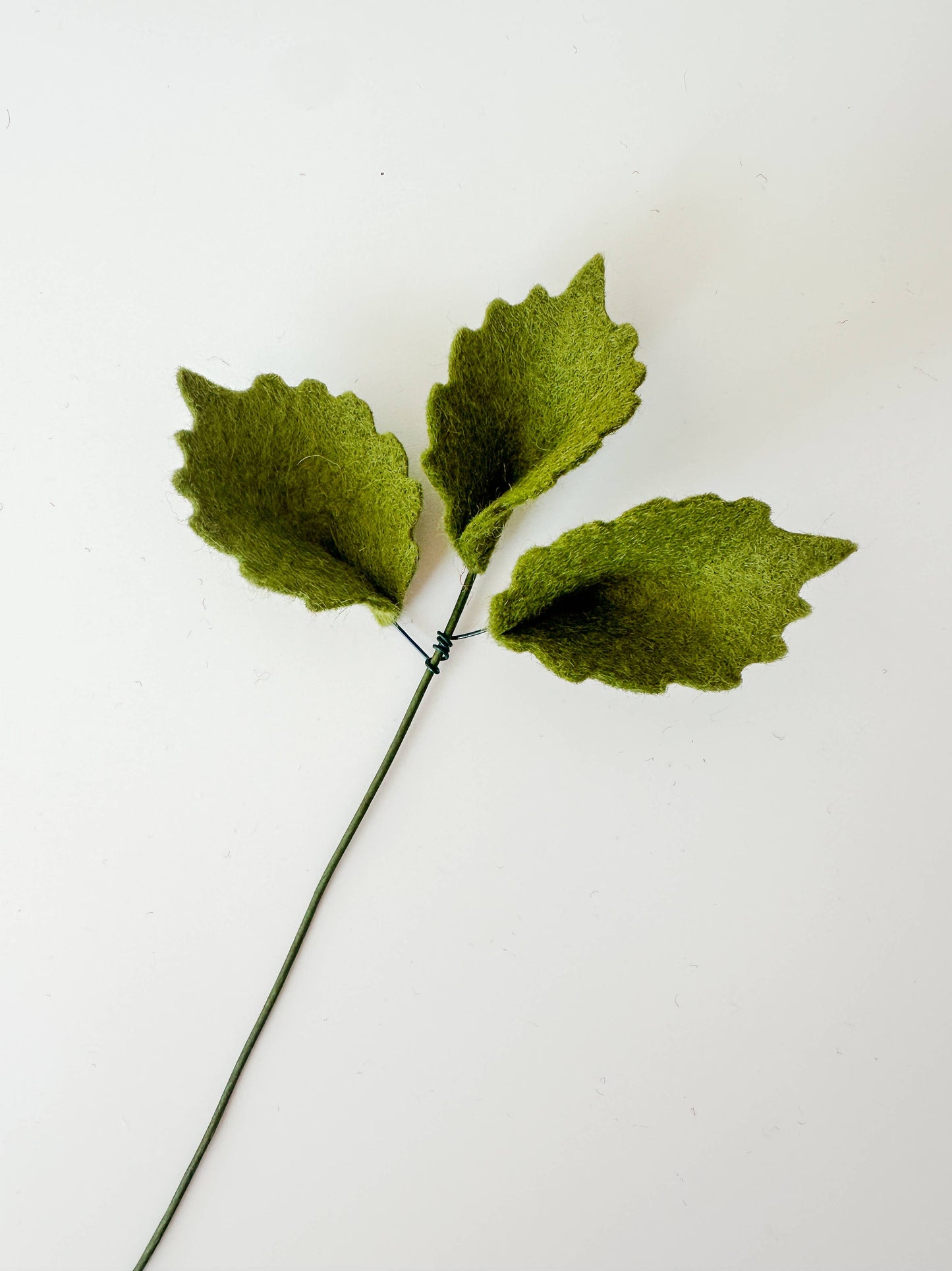 
                  
                    Ridged Tri-Leaf Felt Stem
                  
                