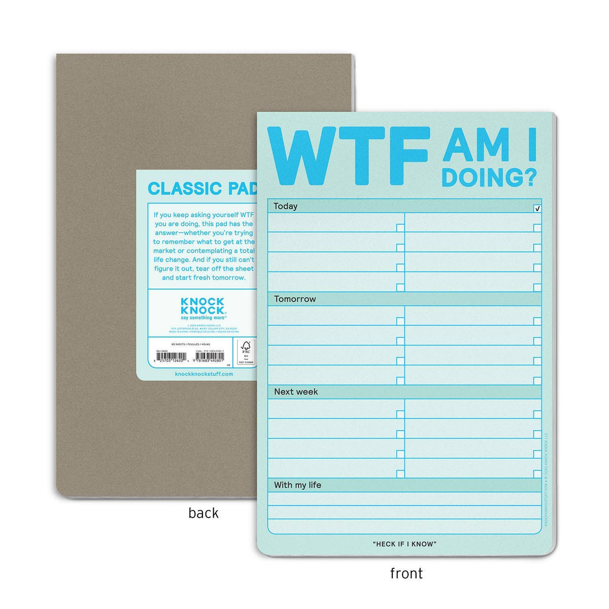 
                  
                    "WTF Am I Doing?" Notepad
                  
                