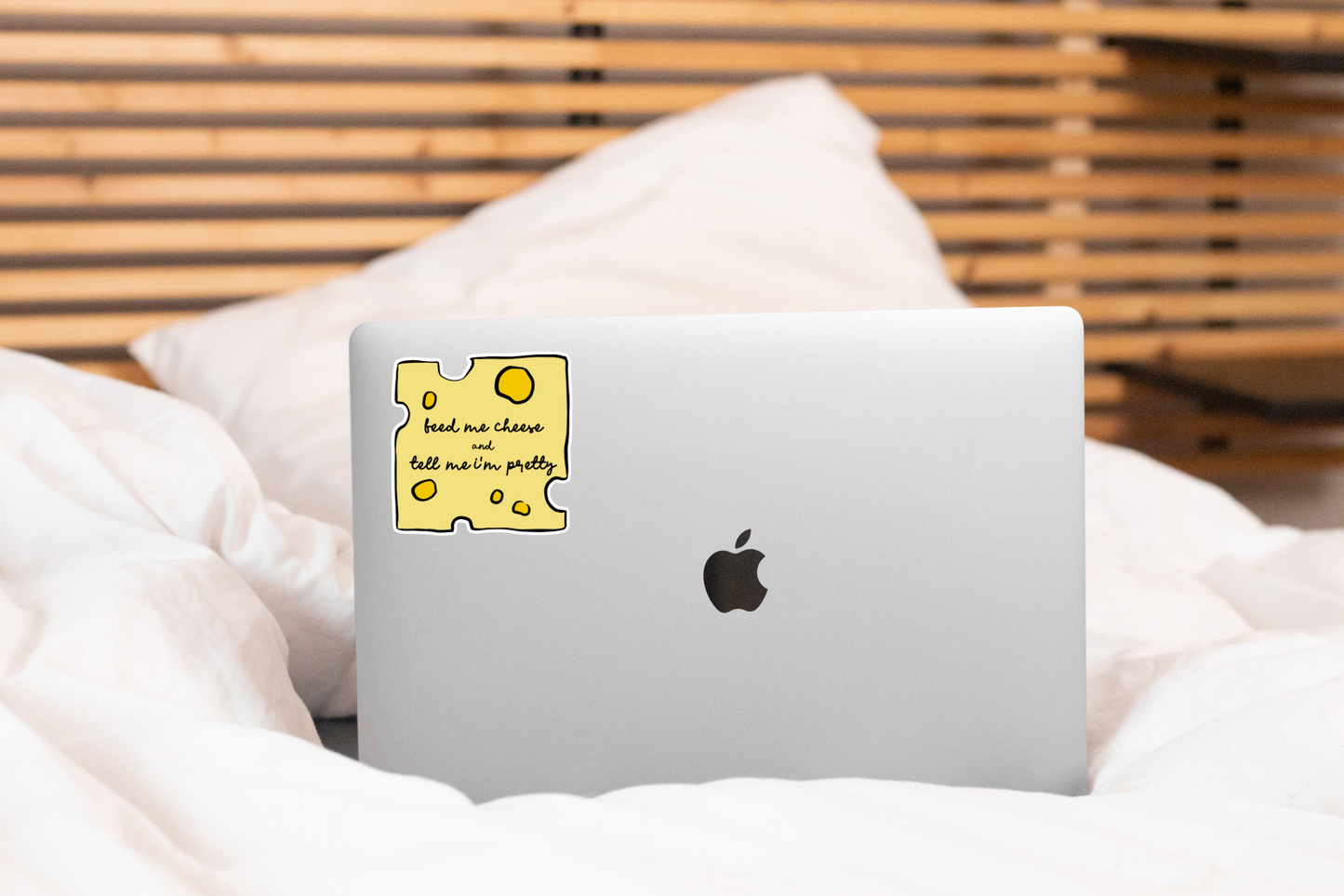 
                  
                    Feed Me Cheese + Tell Me I'm Pretty Sticker
                  
                