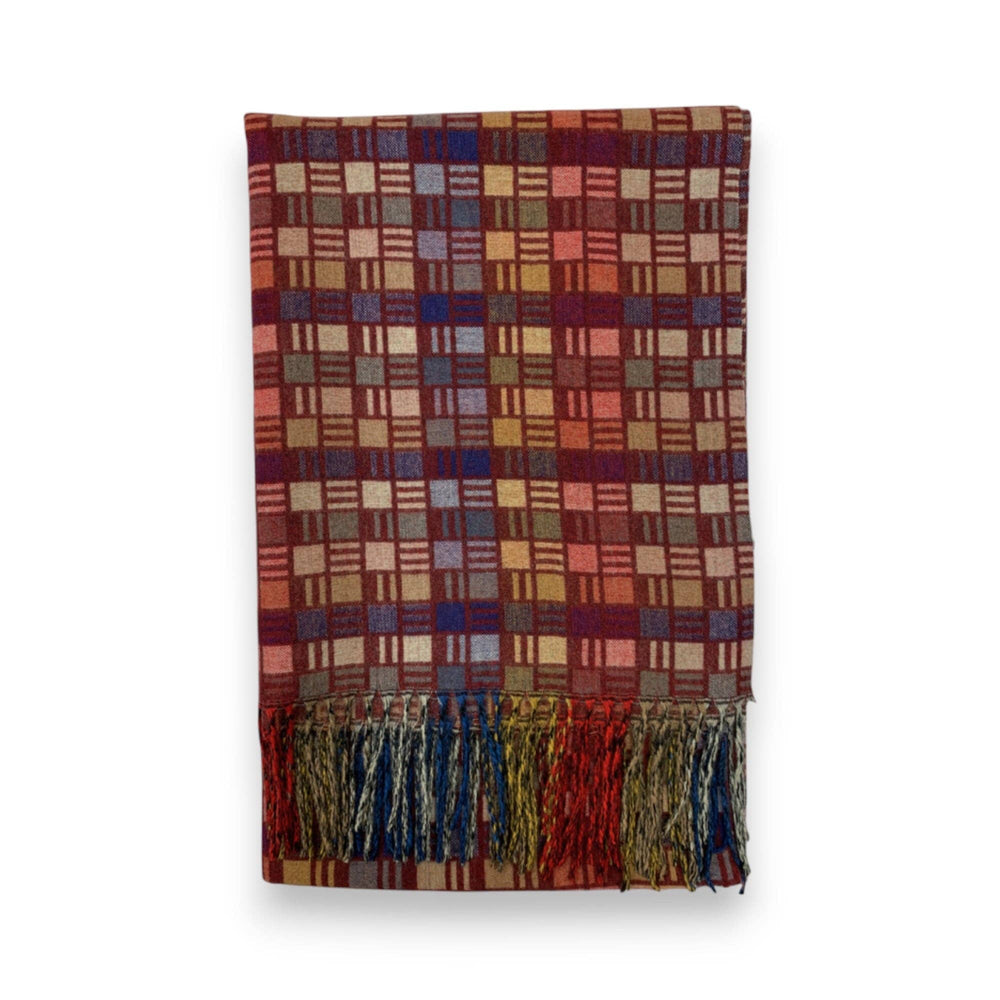 
                  
                    Cube Pattern Cashmere Blend Winter Scarf
                  
                